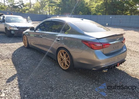 2018 Infiniti Q50 3.0T Luxe z USA, uszkodzony, nr VIN JN1EV7AP8JM355183